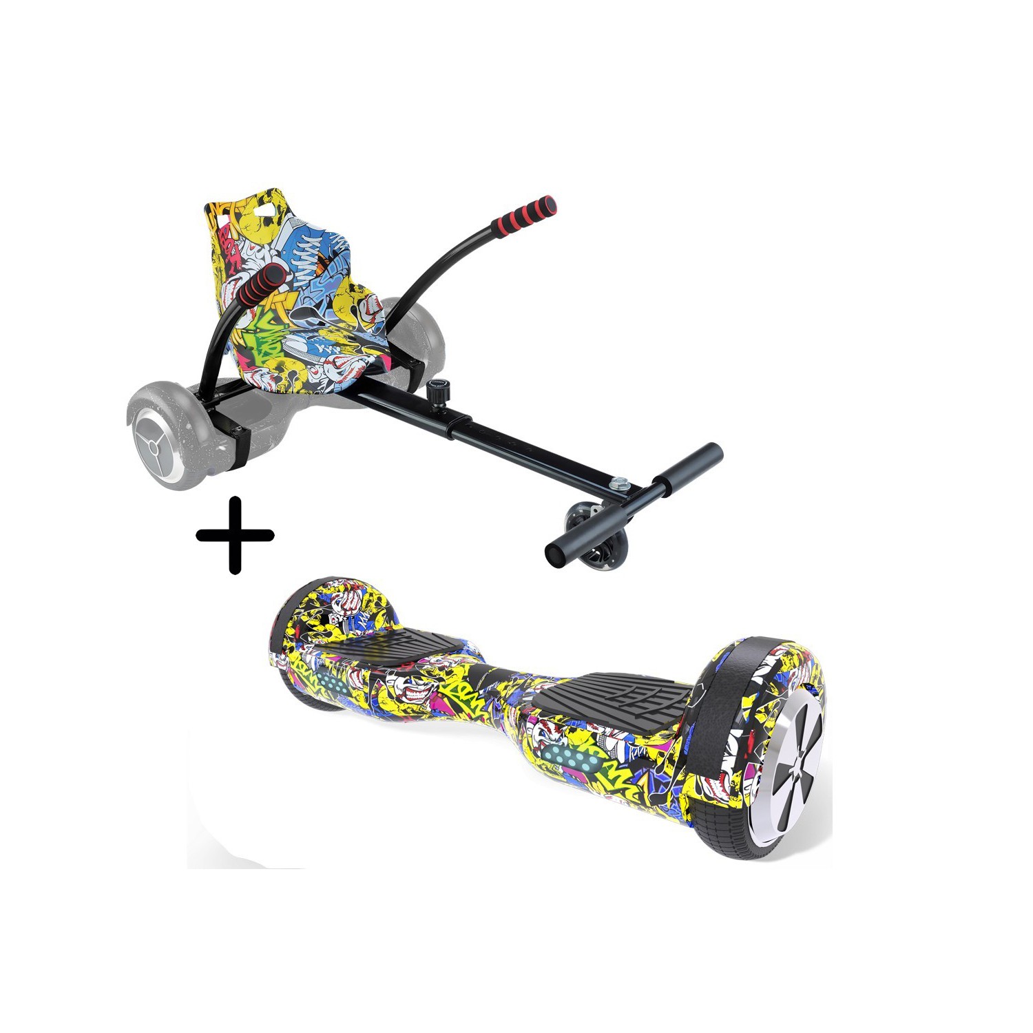 Hoverboard URBANGLIDE 65 Multicolor + Kart Pilot | eBay